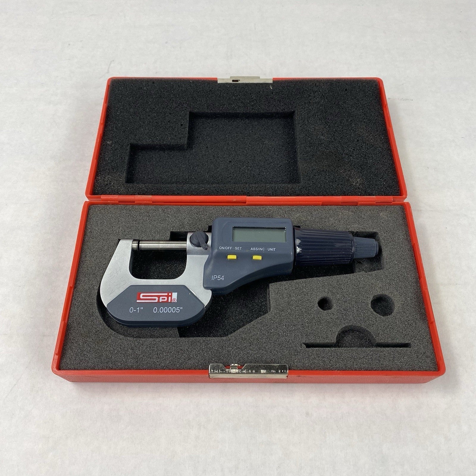 SPi Mechanical IP54 0-1" 0.00005" Outside Micrometer Untested