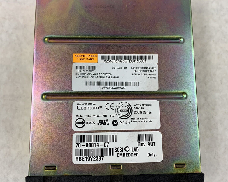 Quantum TR-S23AA-MH SDLT Series SDLTi 160/320 Internal Tape Drive