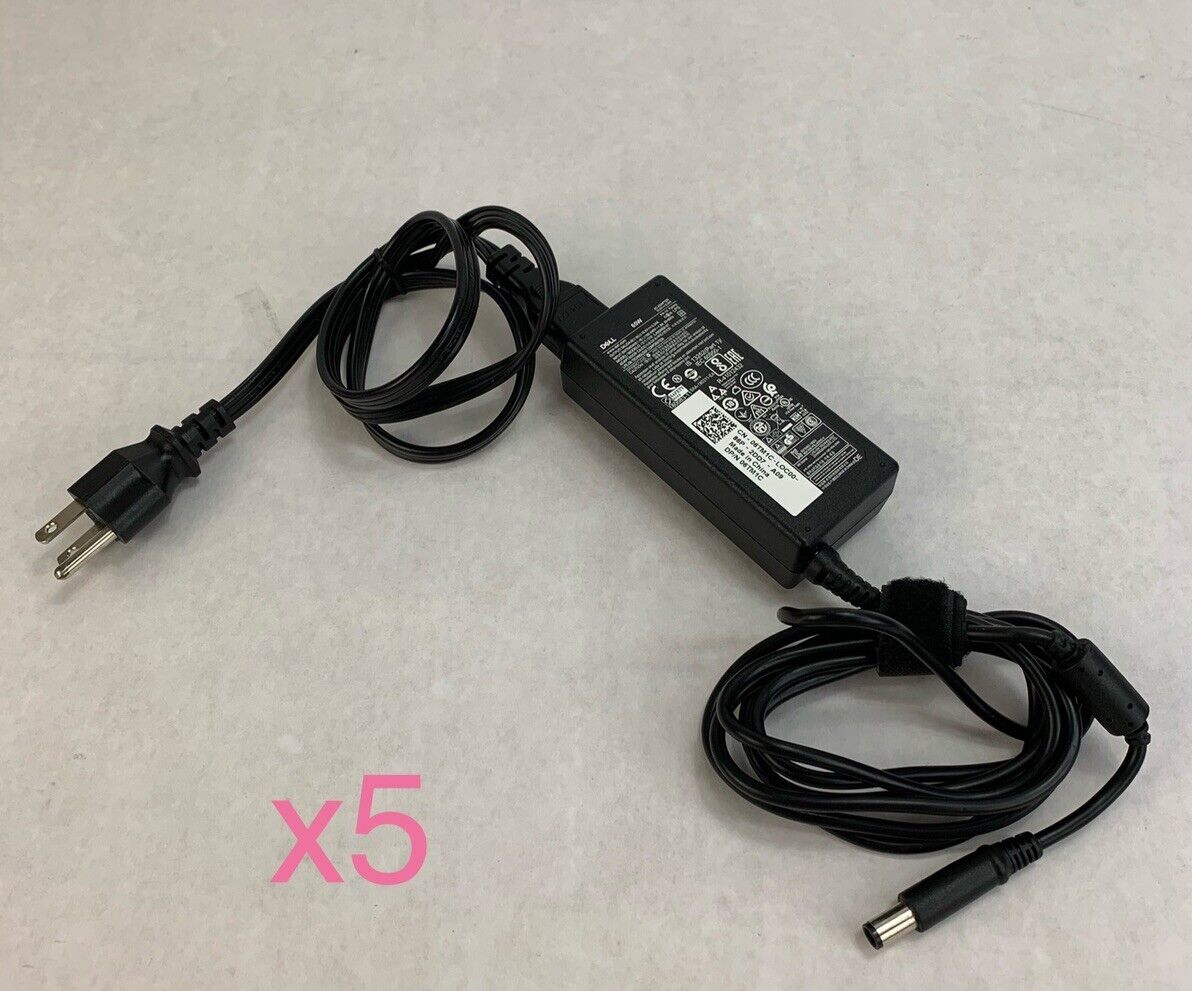 Dell LA65NS2-01 PA-12 65W AC Adapter (Lot of 5)