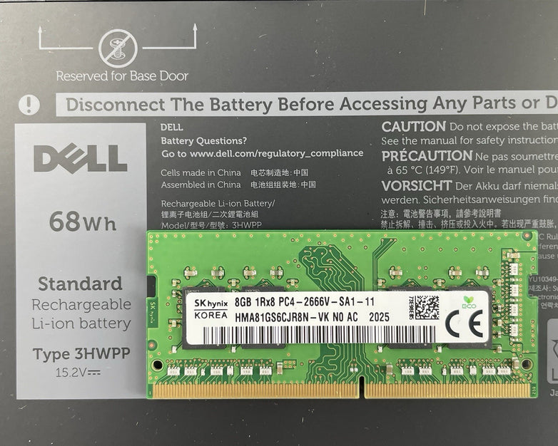 Dell Latitude 5501 15.6" i5-9400H 2.50 GHz 8 GB RAM No SSD/OS/AC