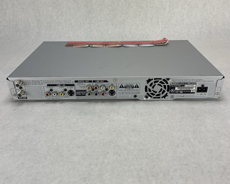 Sony RDR-GX330 DVD Recorder Player No Remote No Power Cord Tested & Working