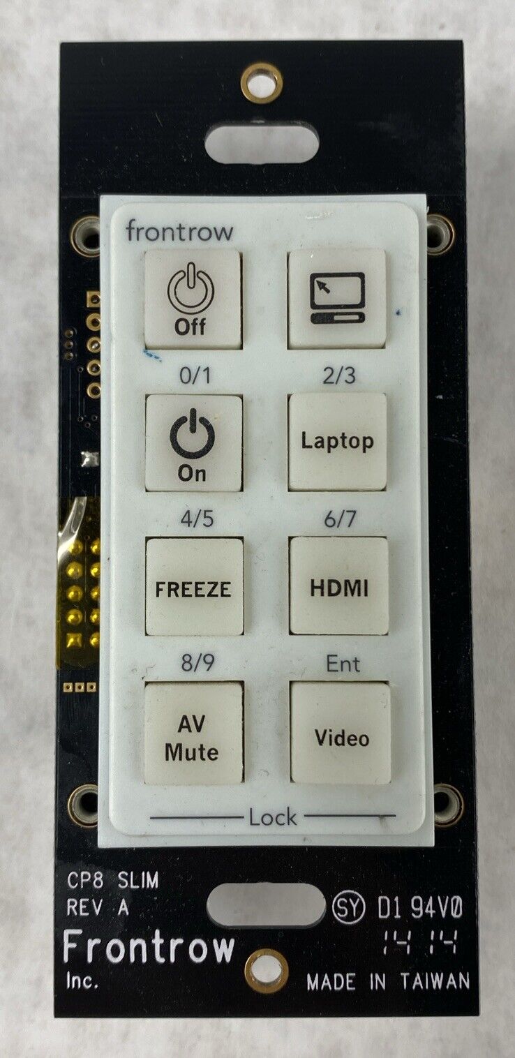 Frontrow CB-2000 C04452 CP8 Slim Presentation Source Switch Keypad