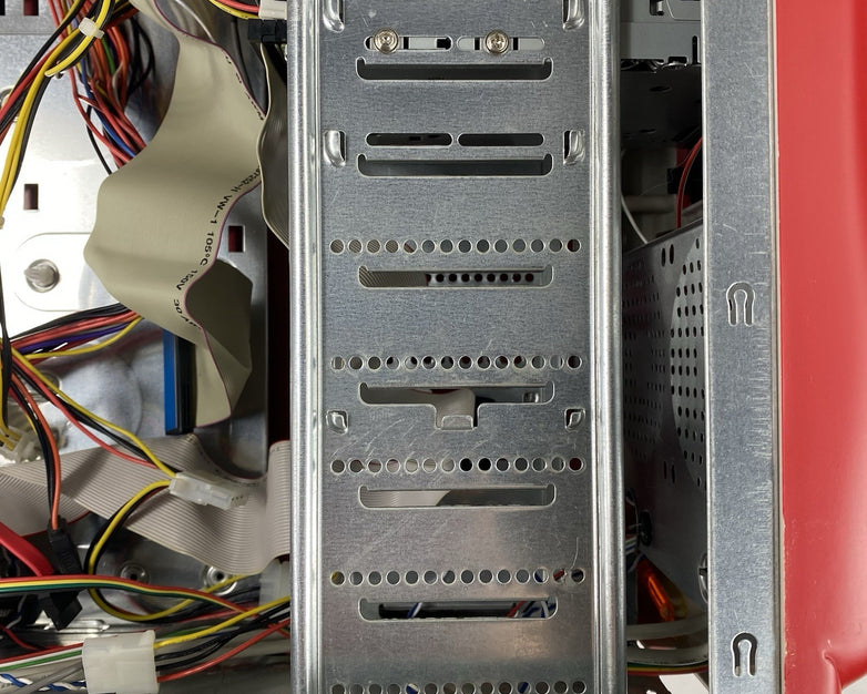 Unbranded Mid ATX Red Computer Case with 380W Power Supply
