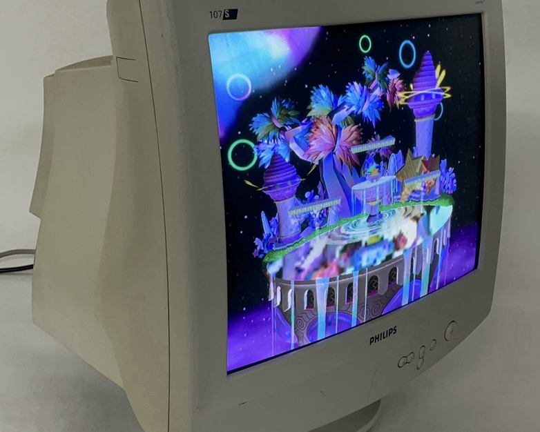 Philips Lightframe 107S21  17" 100Hz VGA CRT Monitor - Tested