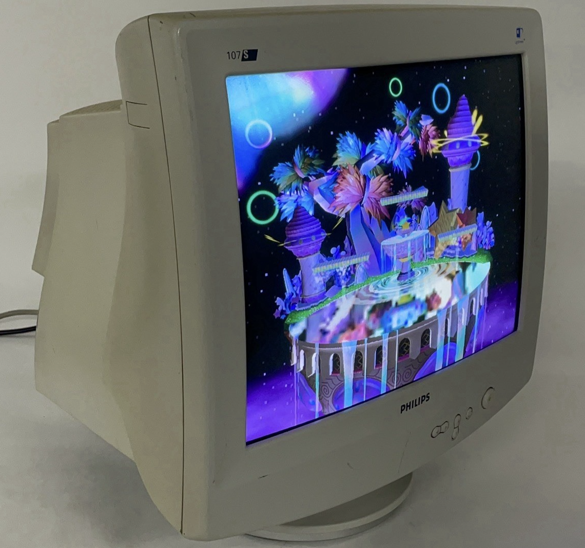 Philips Lightframe 107S21  17" 100Hz VGA CRT Monitor - Tested0