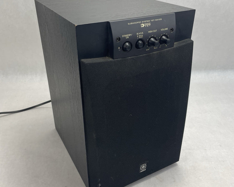 Yamaha YST-SW105 Powered Subwoofer 8" 80W Active Bass Speaker Home Theater