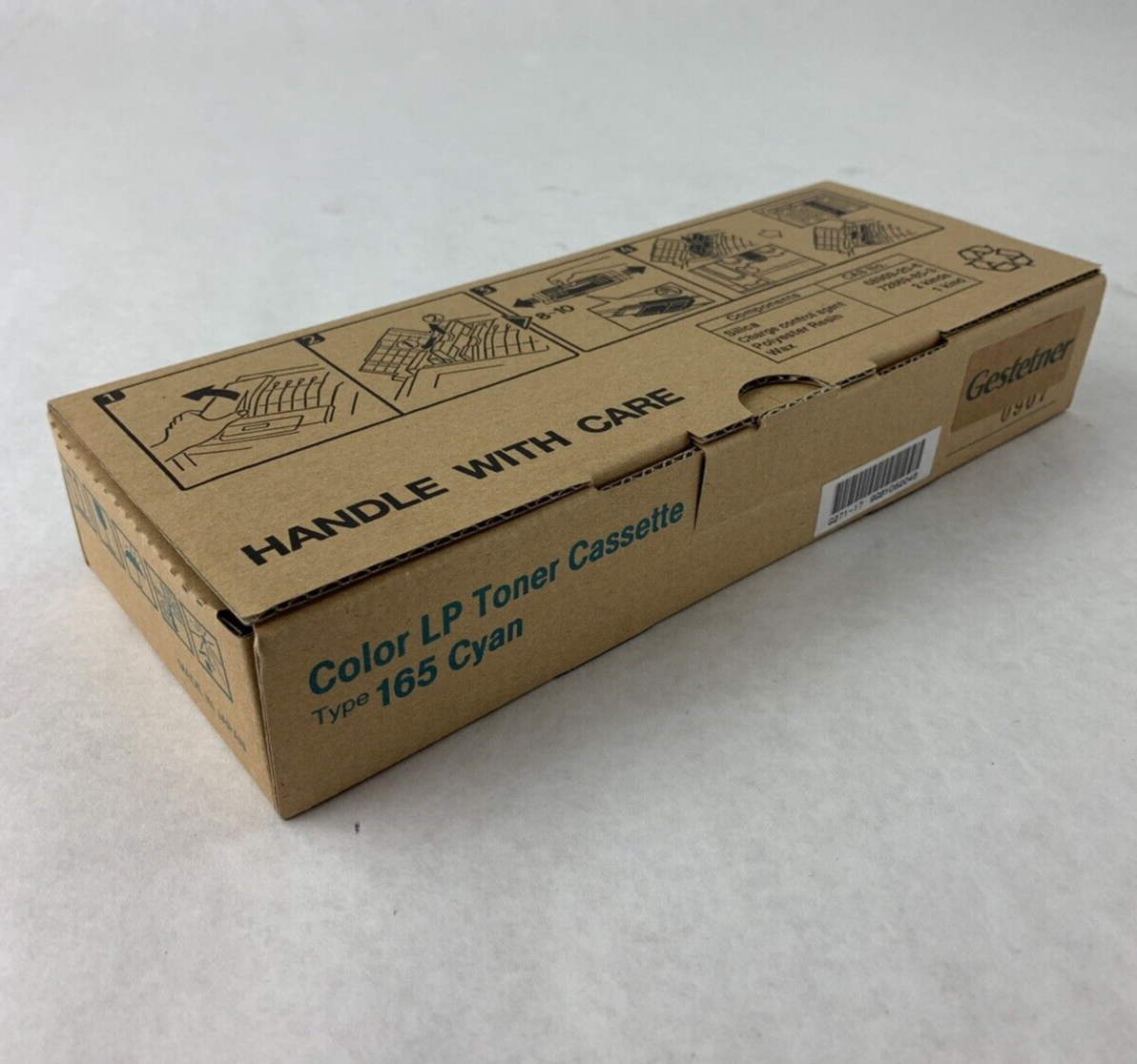 Box Opened Sealed Ricoh Type 165 Toner Cassette Cyan