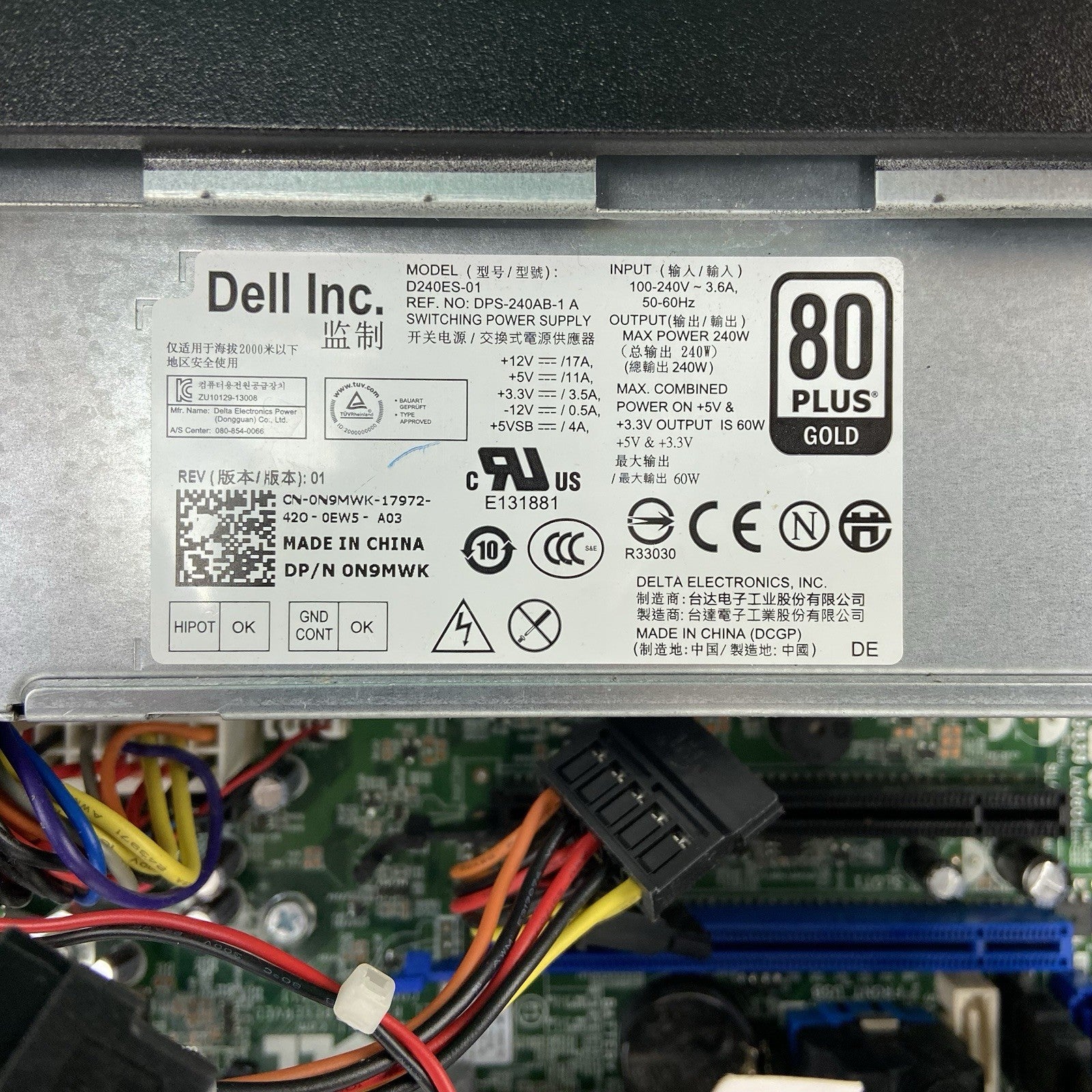 Dell Optiplex 7010 SFF Intel Core i5-3470 3.2GHz 4GB RAM No HDD No OS9