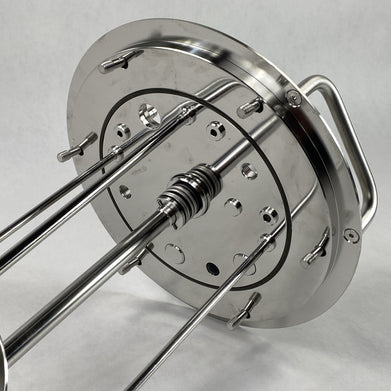 Sartorius Stedim 1.4435/2868 4L Liter Bioreactor Vessel Headplate And Stirrer