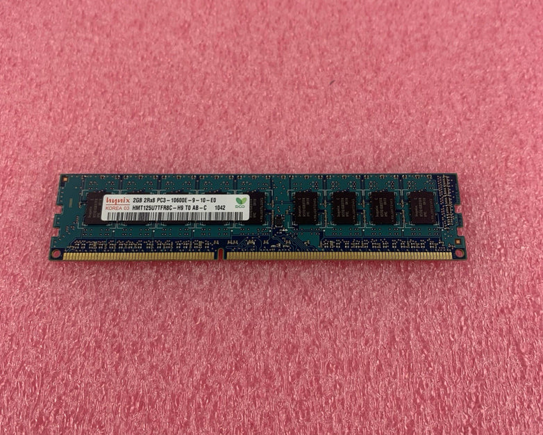 Hynix 2GB 2Rx8 DDR3 Server Memory Ram HMT125U7TFR8C-H9 T0 AB-C 1042 - Lot of 2