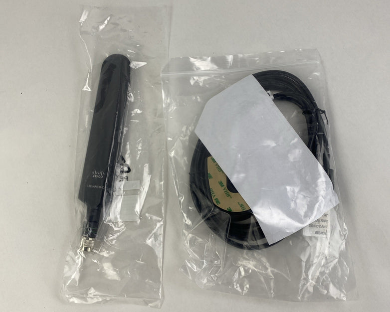 Cisco 4G-AE010-R Antenna Extension Base 10' Cable w/ LTE-ANTM-D Antenna Lot of 2