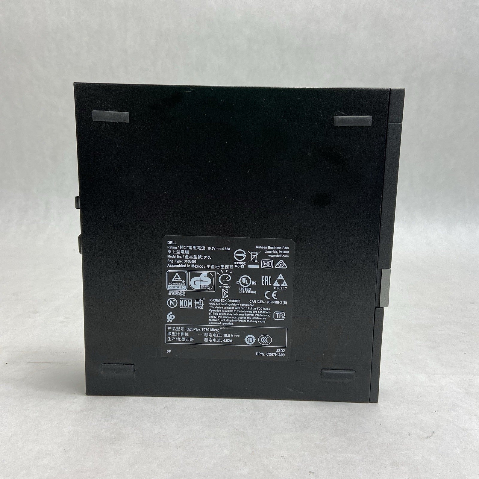 Dell Optiplex 7070 Micro Intel Core i5-9500T 2.2GHz 8GB RAM No HDD No OS4