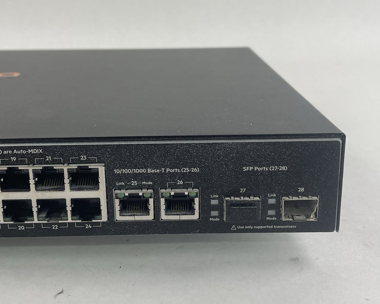 HP J9779-60101 Aruba 2530 24 PoE+ Network Switch Tested & Reset
