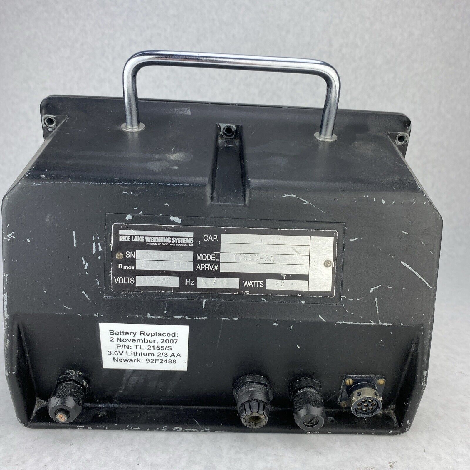 Rice Lake Weighing System IQ+810-3A For PARTS or REPAIR See Photos