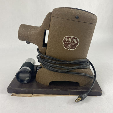 Ampro Slide Projector Model 30A Partial Test With Light Some Cord Showing