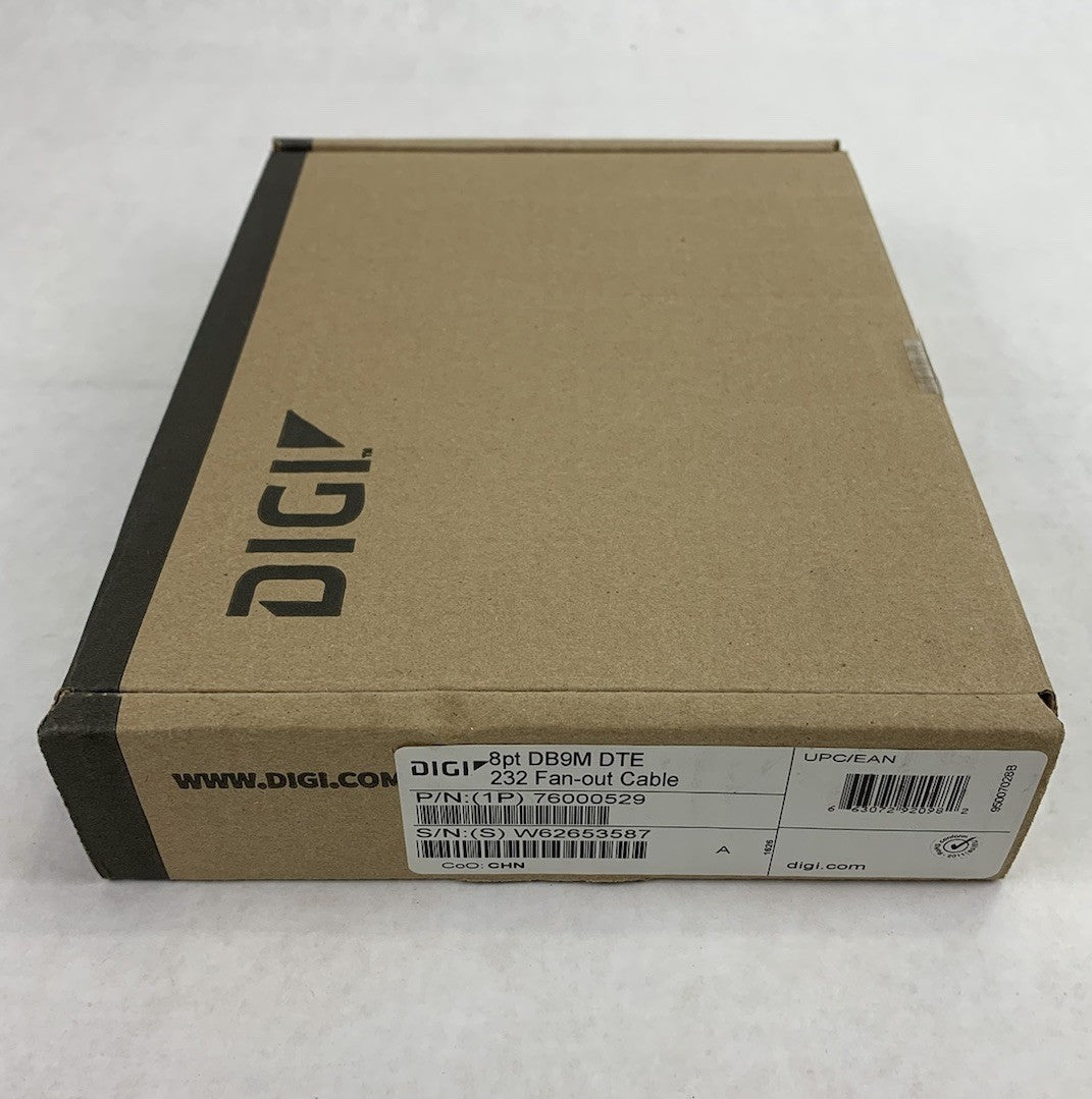 Digi 76000529 8pt DB9M DTE 232 Fan-Out Cable