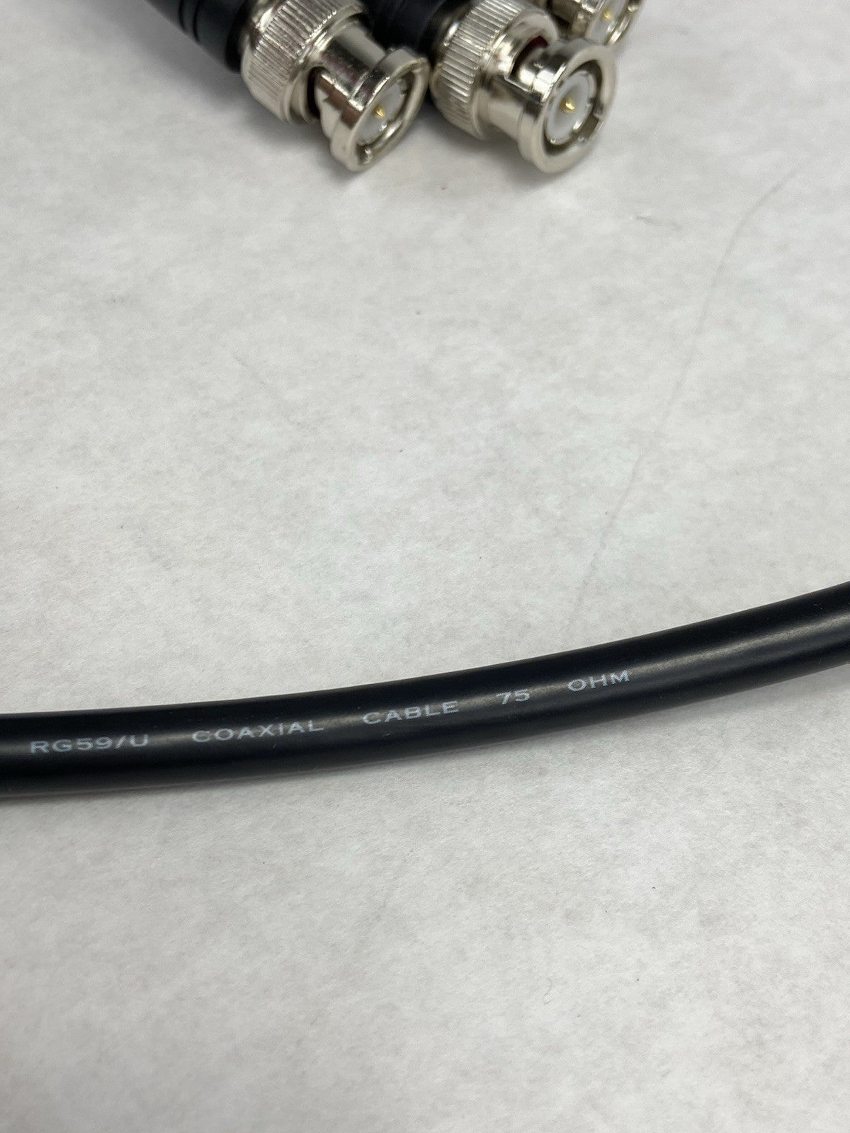 BNC Male to BNC Male RG59/U Coaxial Cable 75 OHM 24" - Open Box - Set of 8