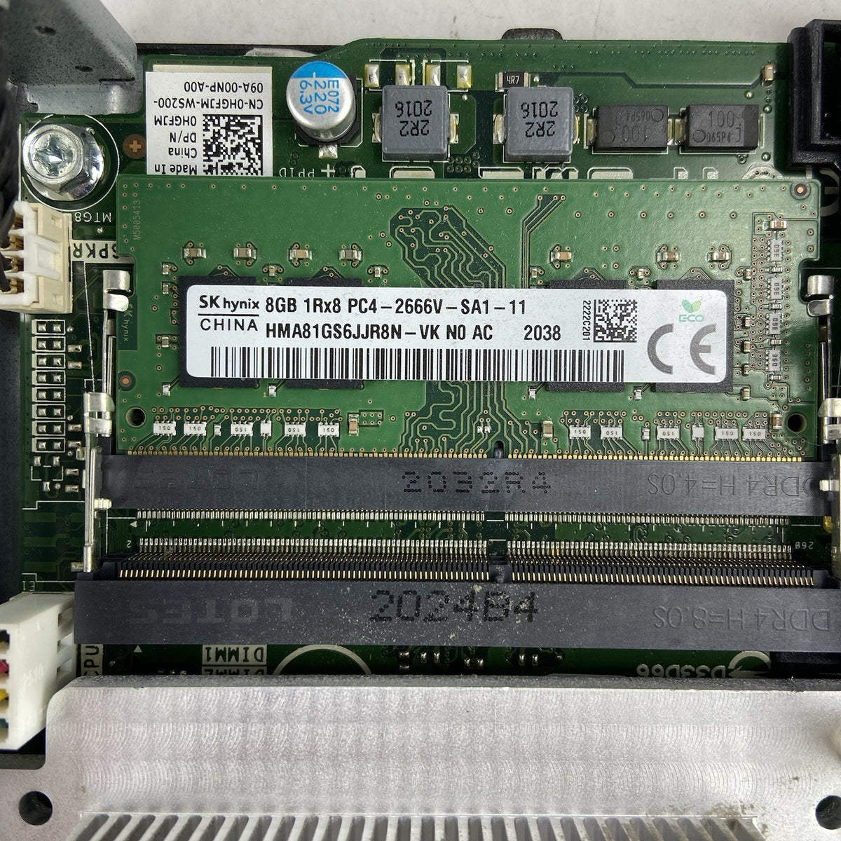 Dell Optiplex 3080 Micro Intel Core i3-10100T 3GHz 8GB RAM No AC/HDD/OS11