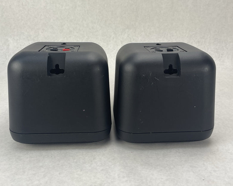 BIC ADATTO A-1, 8 OHM Speaker Pair Tested Broken Plastic on Speaker Input