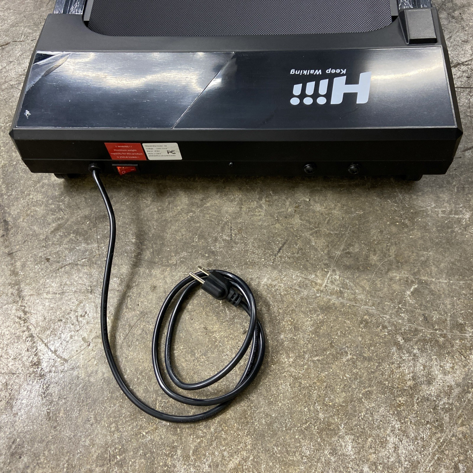 Hiii Walking Pad - Open Box - No Remote - No Bar - Power Tested