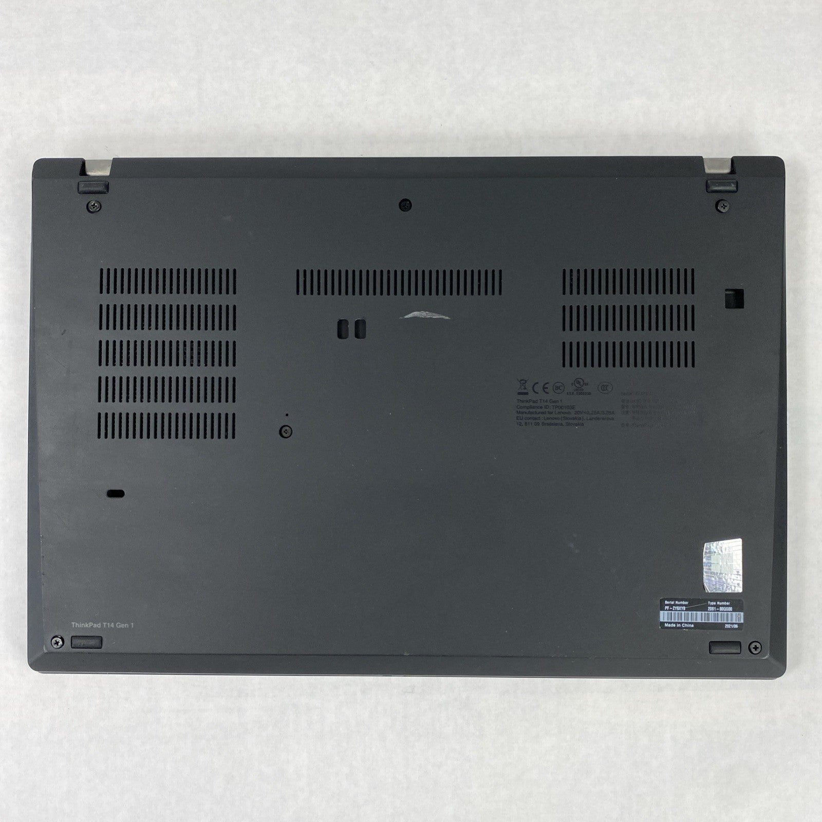 Lenovo ThinkPad T14 Gen 1 Core i5-10310U 1.70 GHz 8 GB RAM 14.0" No SSD No OS