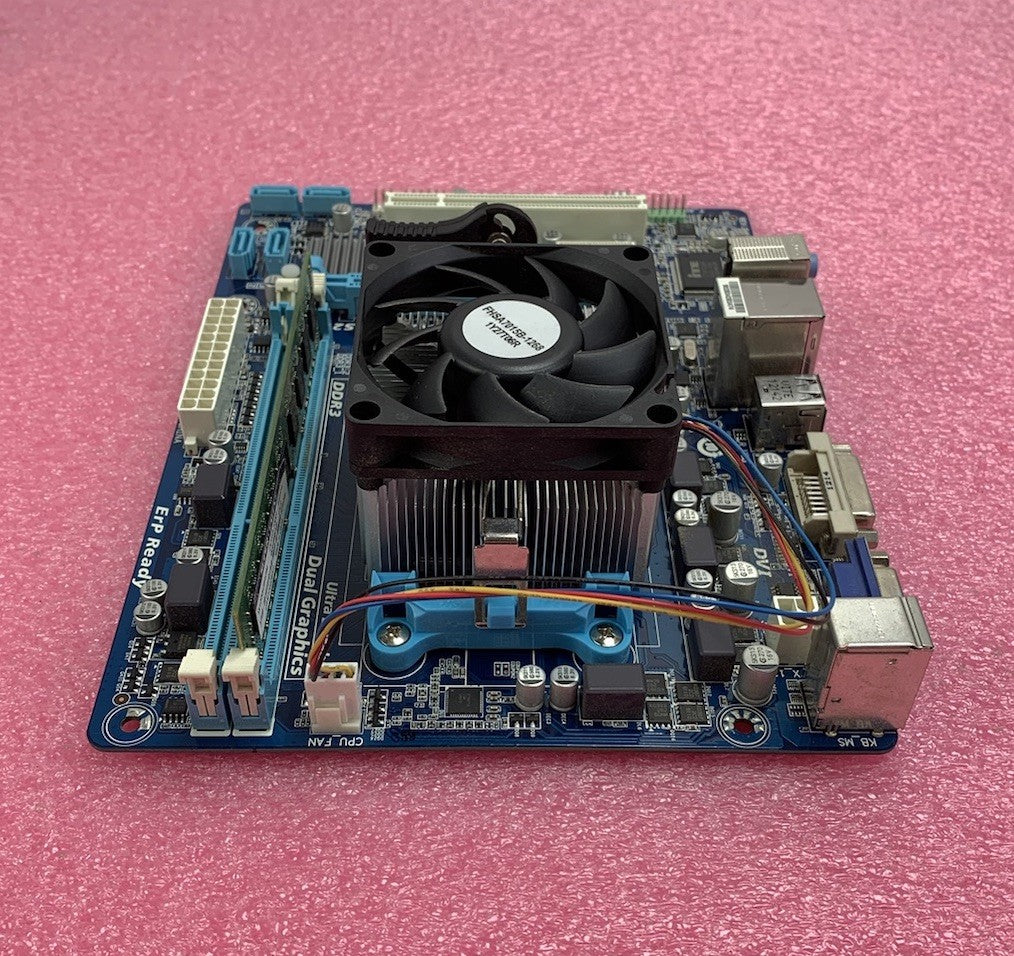 Gigabyte GA-A55M-DS2 Motherboard AMD A6-3670 2.7GHz 4GB RAM w/ Shield