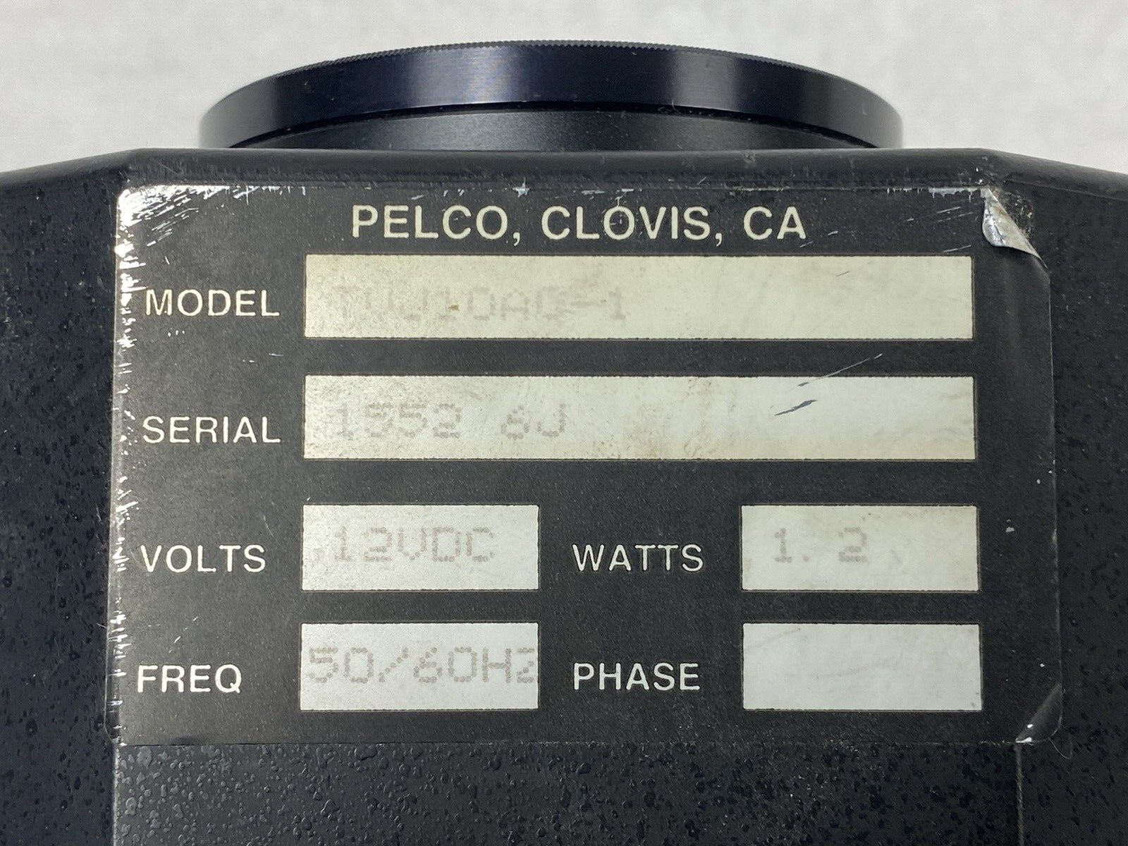 Pelco TV10AC-1 Motorized Zoom Lens f = 11mm - 110mm f 1 - 1.8 Untested