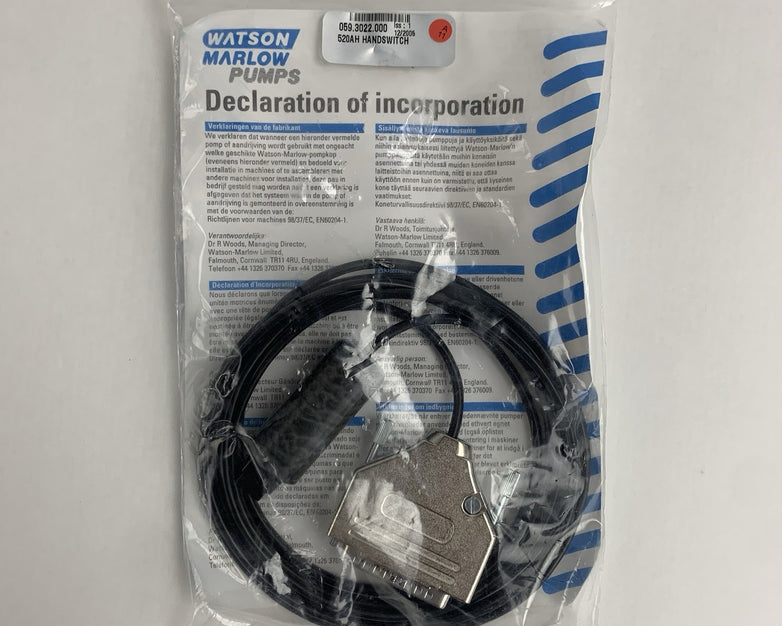 Watson-Marlow Pumps 520Ah Handswitch New