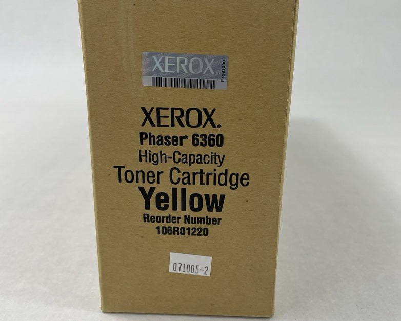 OEM Xerox 106R01220 Phaser 6360 High Capacity Yellow Toner Cartridge