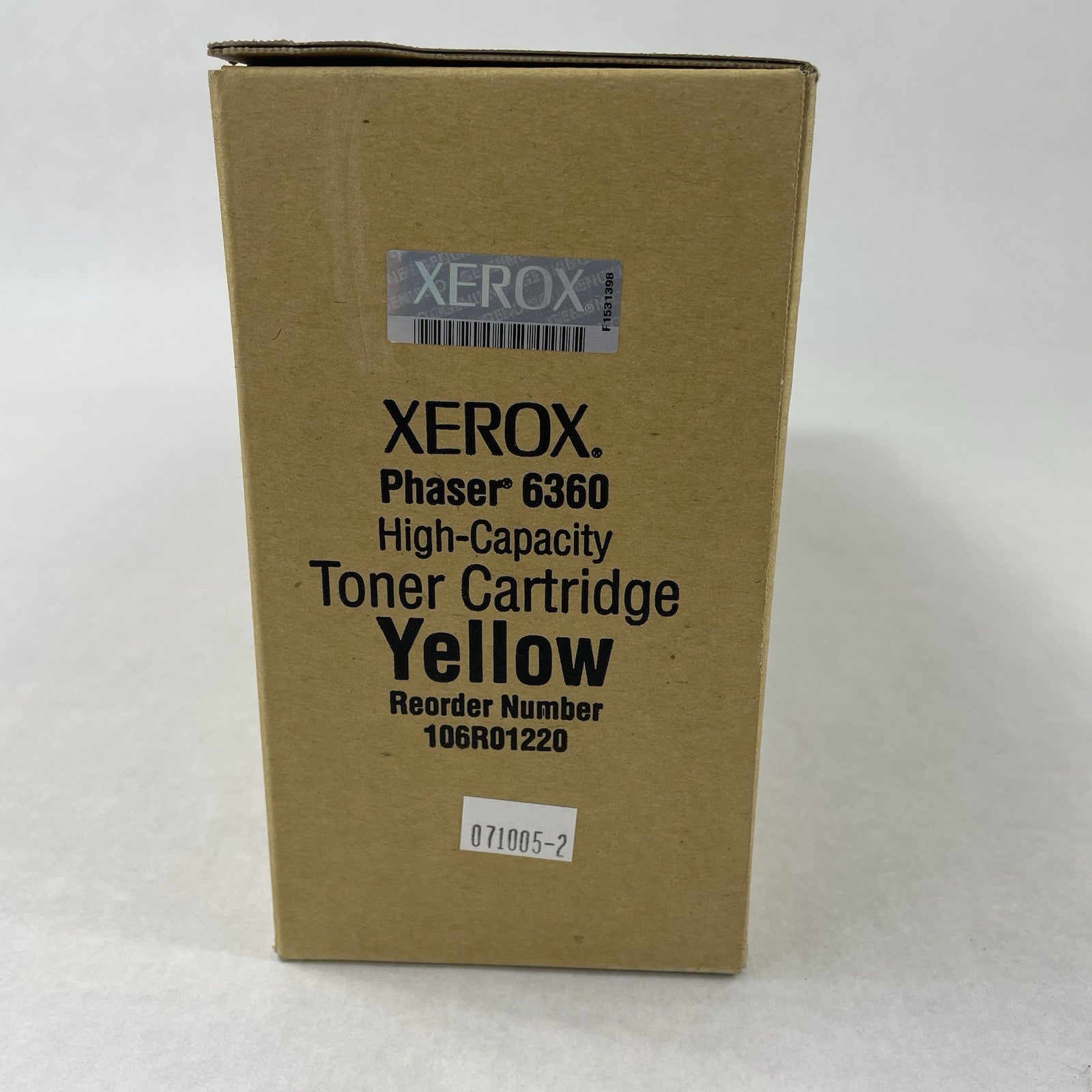 OEM Xerox 106R01220 Phaser 6360 High Capacity Yellow Toner Cartridge