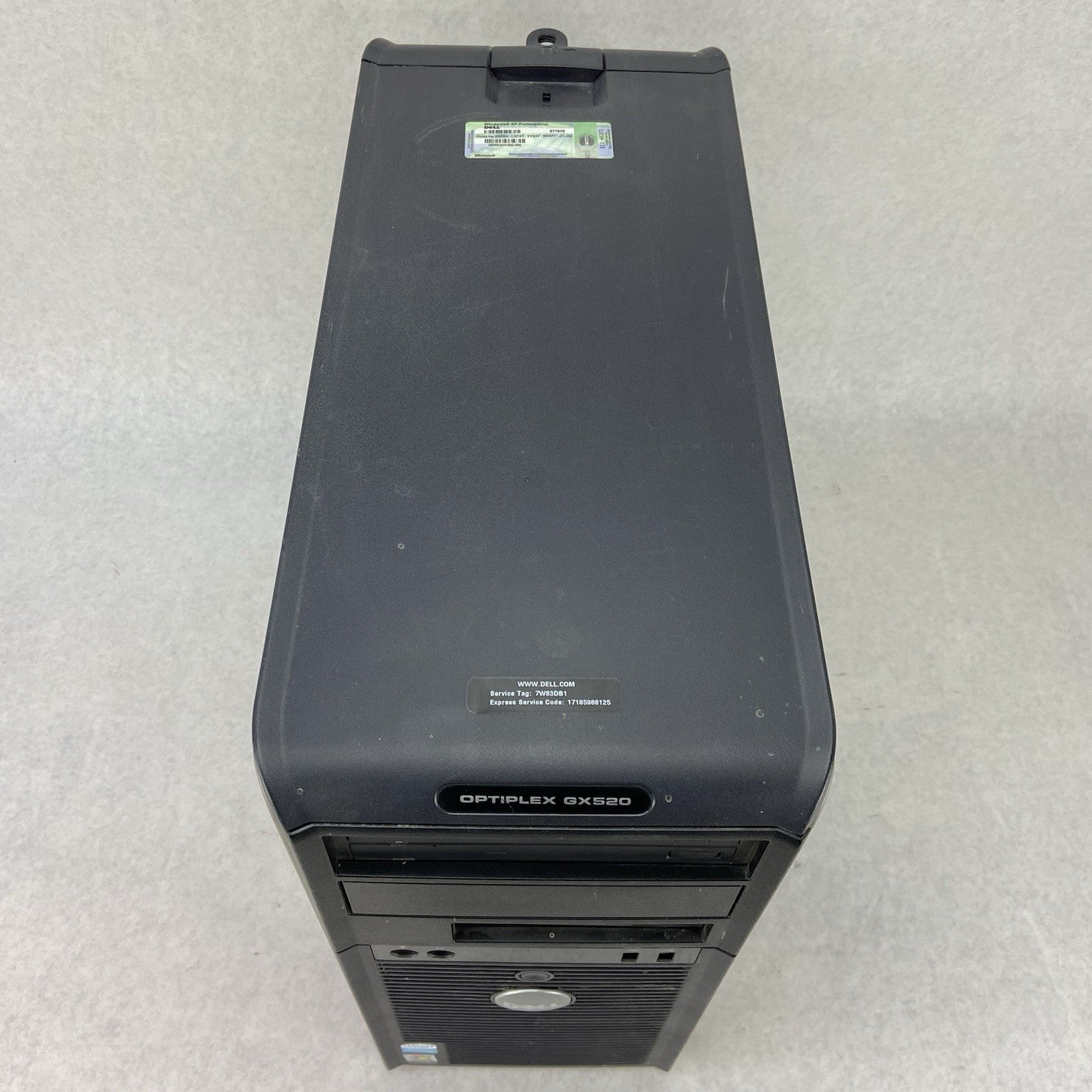 Dell Optiplex GX520 MT Intel Pentium 4 2.8GHz 1GB RAM No HDD No OS XP COA9