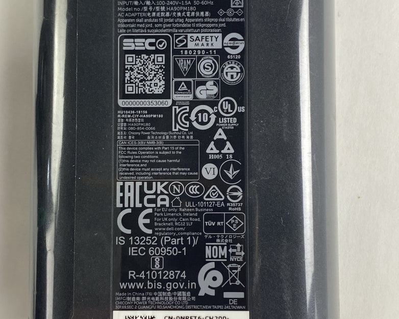 Dell HA90PM180 90W AC Adapter Lot of 7