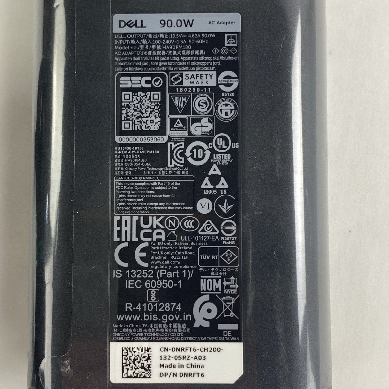 Dell HA90PM180 90W AC Adapter Lot of 75