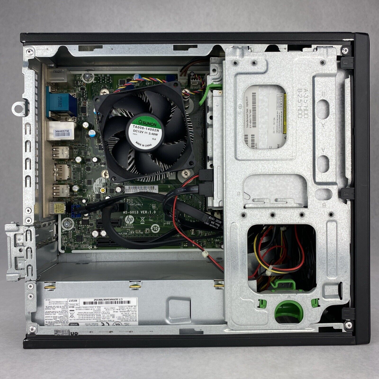 HP ProDesk 400 G2.5 SFF Intel Core i5-4590s 3.0GHz 4GB RAM DVDRW No HDD No OS