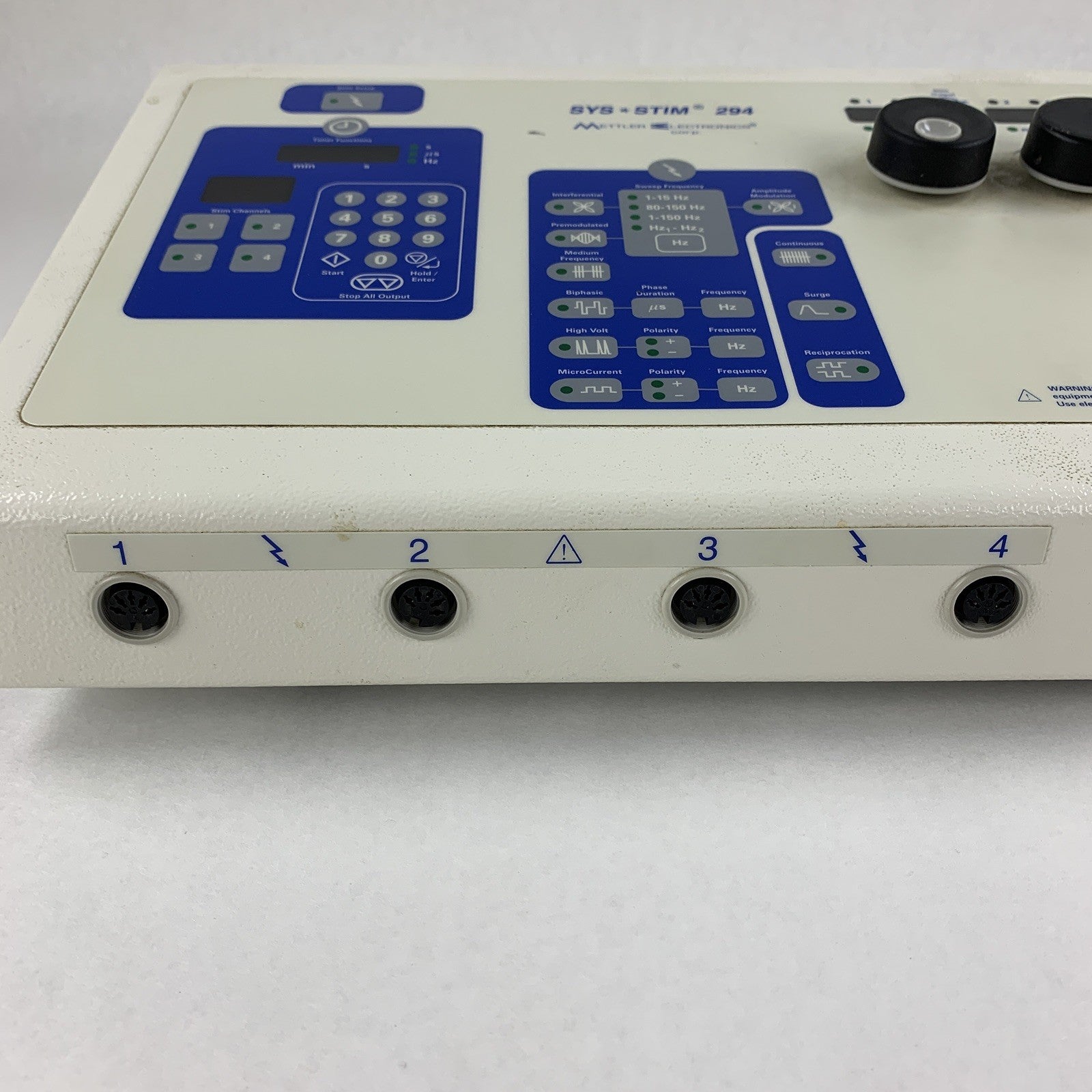 Mettler Electronics Sys Stim 294 Four-Channel No Power