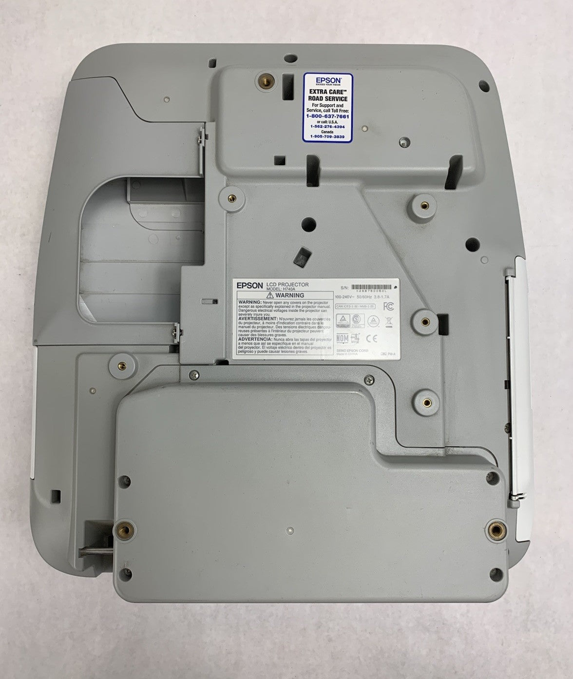 Epson PowerLite 695Wi H740A LCD Lamp Projector 5578 Lamp Hours - Dim No Remote6