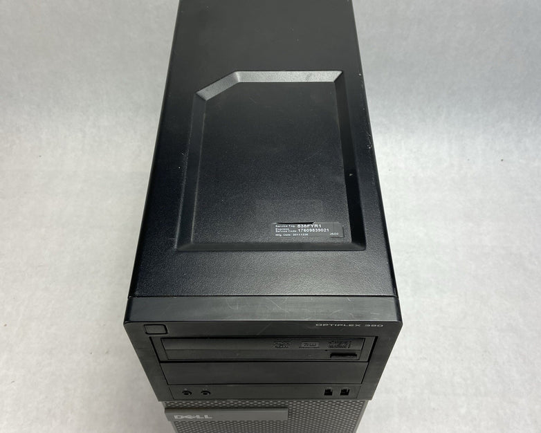 Dell Optiplex 390 MT Intel Core i3-2120 3.3GHz 4GB RAM No HDD No OS