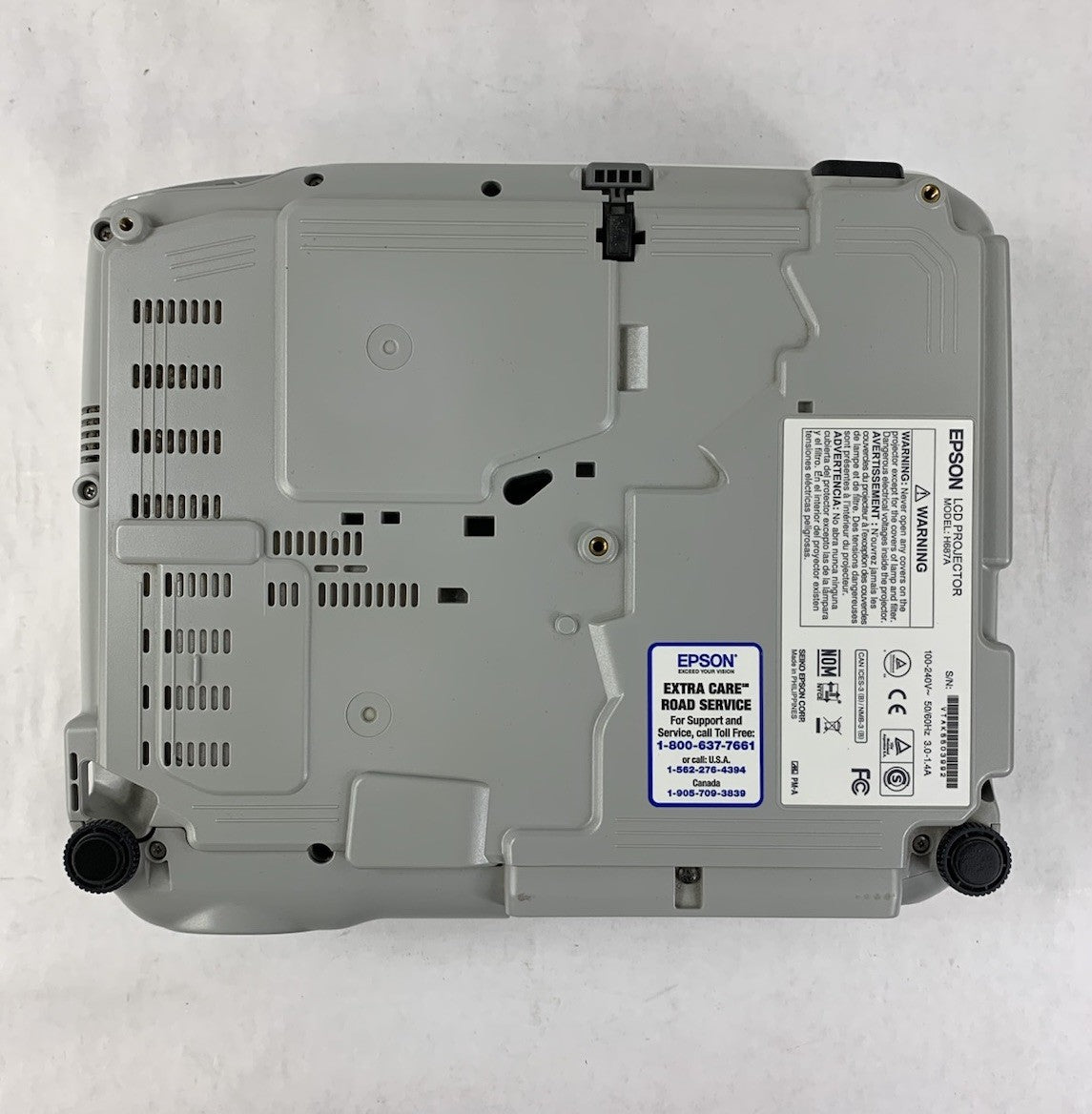 Epson PowerLite 98H H687A LCD Lamp Projector 4768 Lamp Hours - No Remote7