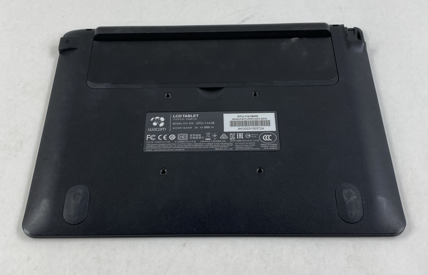 Wacom DTU-1141B 10.1" Full HD Interactive Pen Display No USB No Pen Power Tested
