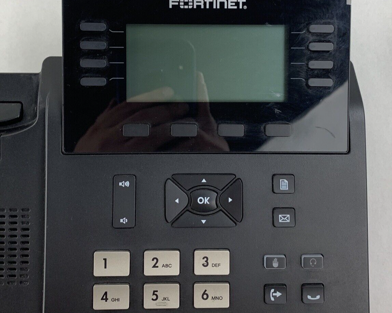 Fortinet FortiFone FON-370i Gigabit IP Phone No Handset or Stand Tested Reset