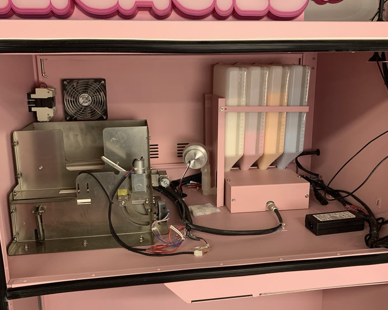 Guangzhou Fun Vending T95 Cotton Candy Machine Powers No Tanks No HDDs No OS