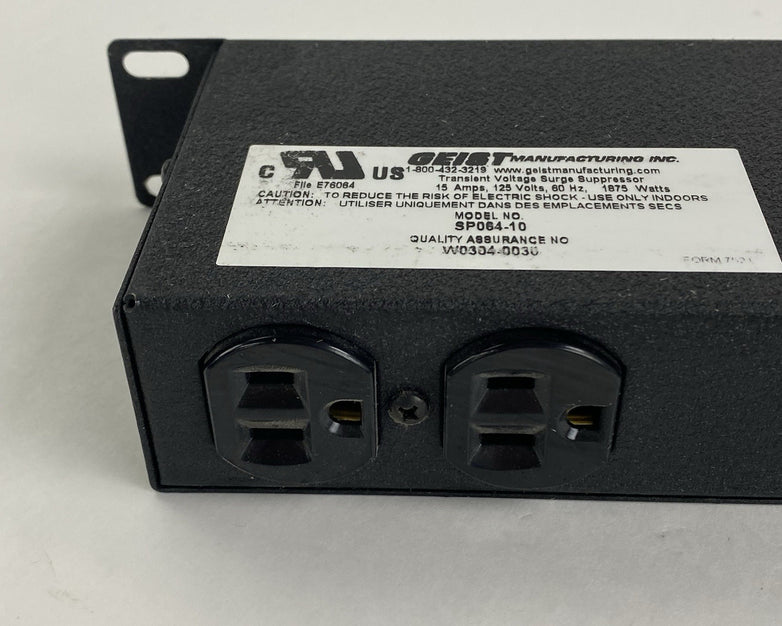 Geist SP064-10 6-Outlet Power Distribution Unit