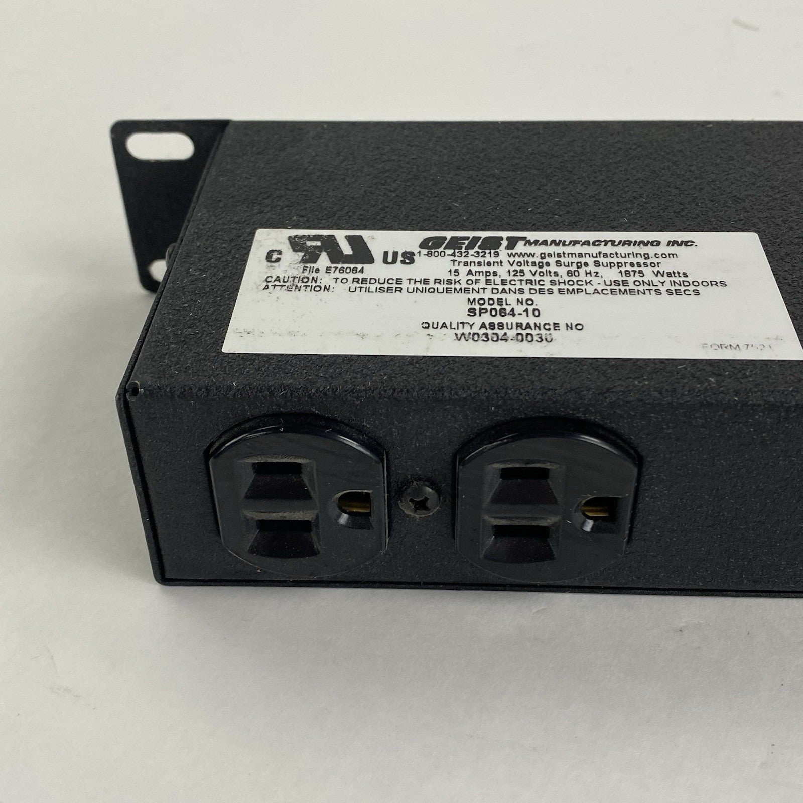 Geist SP064-10 6-Outlet Power Distribution Unit8