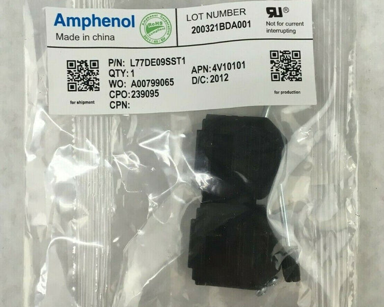 Amphenol L77DE09SST1 4V10101 D-Sub Standard Connectors (Lot of 14)