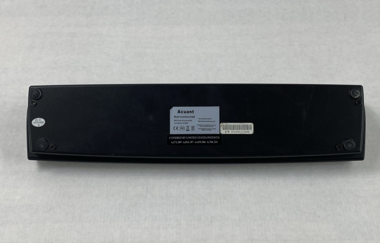 Acuant Scanshell 3100D Mechanical Scanner - Parts or Repair