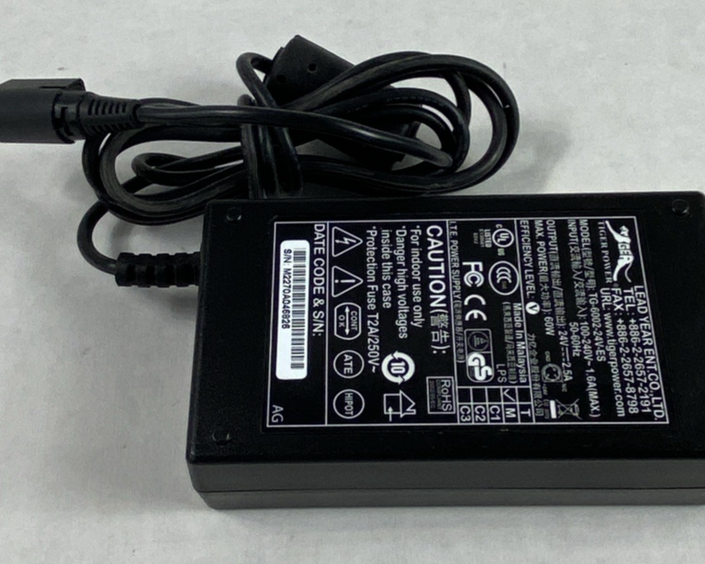 Tiger Power TG-6002-24V-ES AC Adapter (Lot of 5)