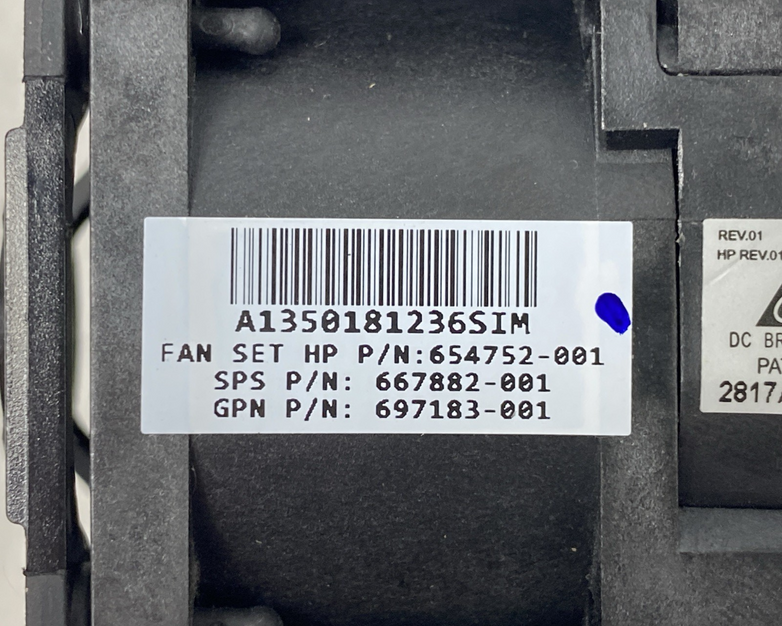 HP Server Cooling Fan GFM0412SS 654752-001 (Lot of 8)