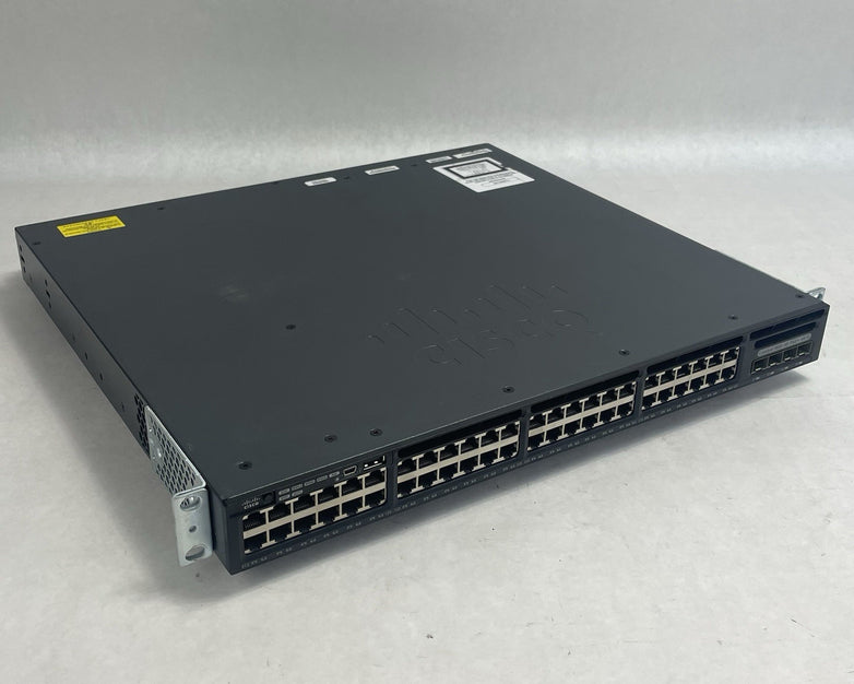 Cisco WS-C3650-48PS-S V02 Tested & Reset 2X PSU