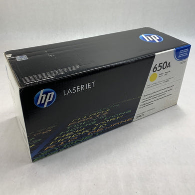 HP LaserJet 650A CE272A Yellow Toner Cartridge Exp: Feb 2015