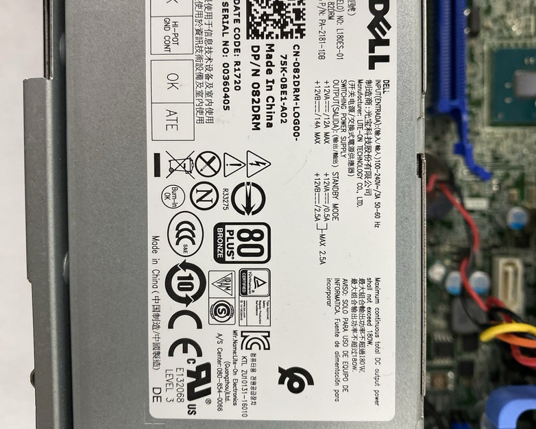 Dell OptiPlex 5050 SFF Intel Core i7-7700 3.6GHz 8GB RAM No HDD No OS